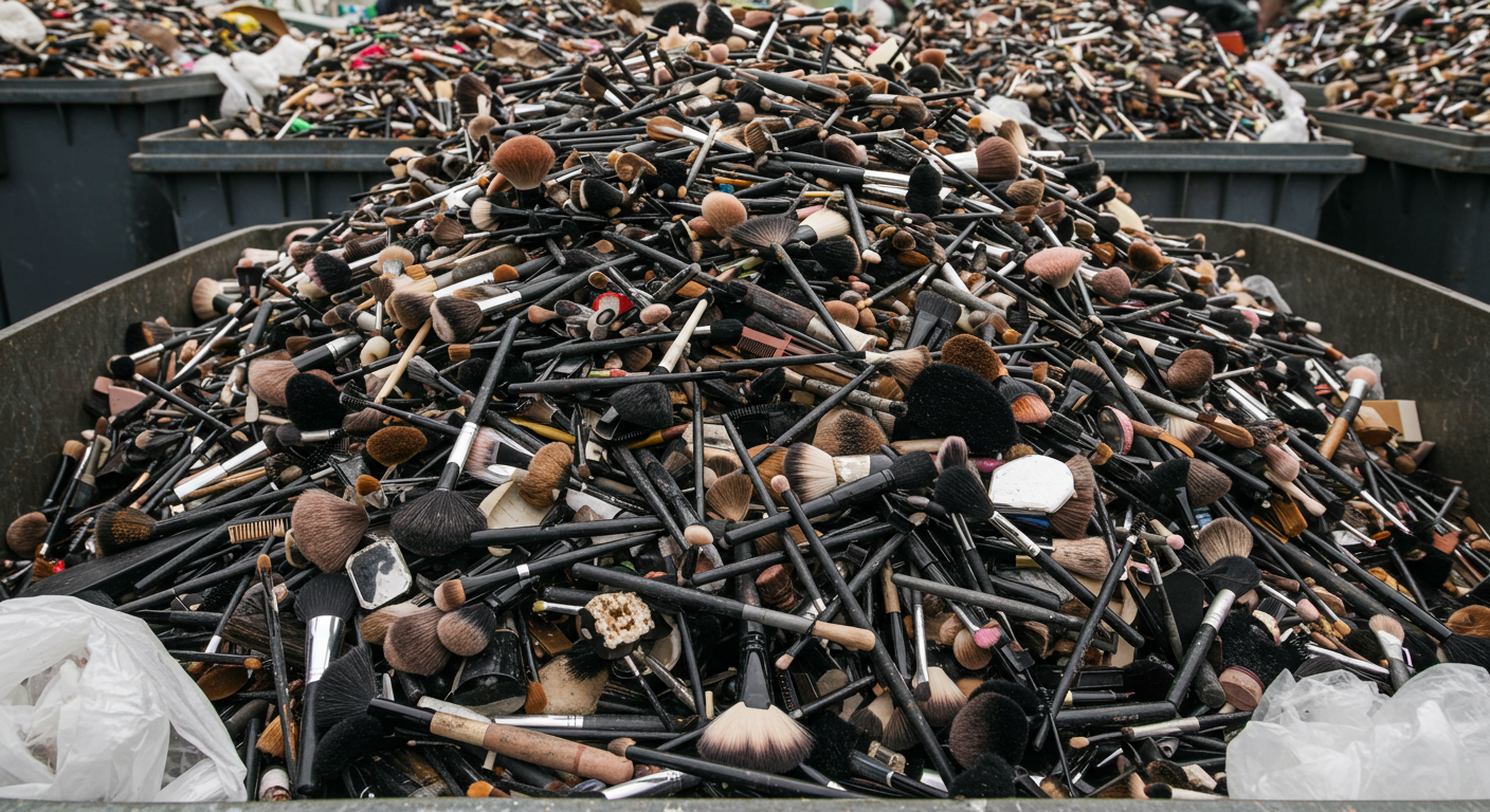 How Many Foundation Brushes End Up in Landfills? The Shocking Reality & A Smarter Alternative