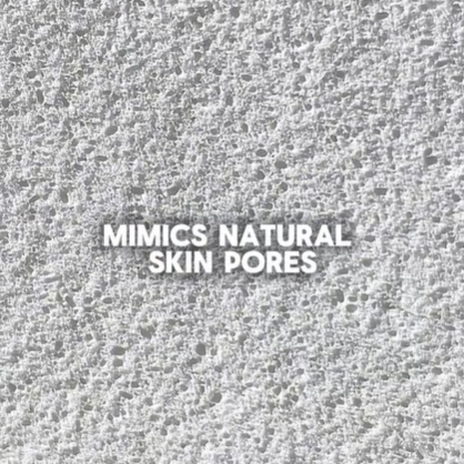 Video of Eco-friendly RE LUMI Bio Puff mimics skin pores to reduce product waste and bacteria for a hygienic, flawless finish.